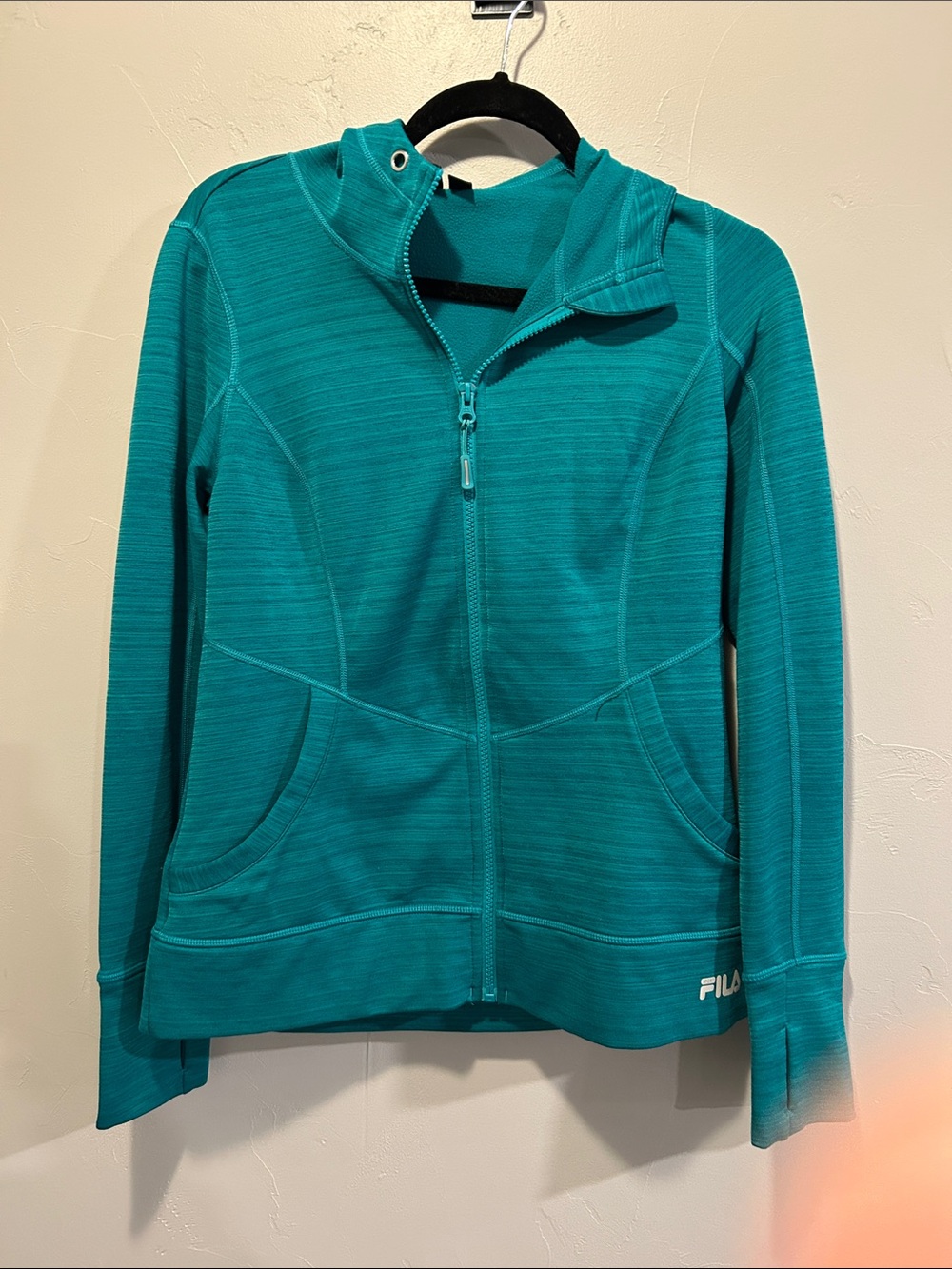 Fila Teal Hooded Jacket